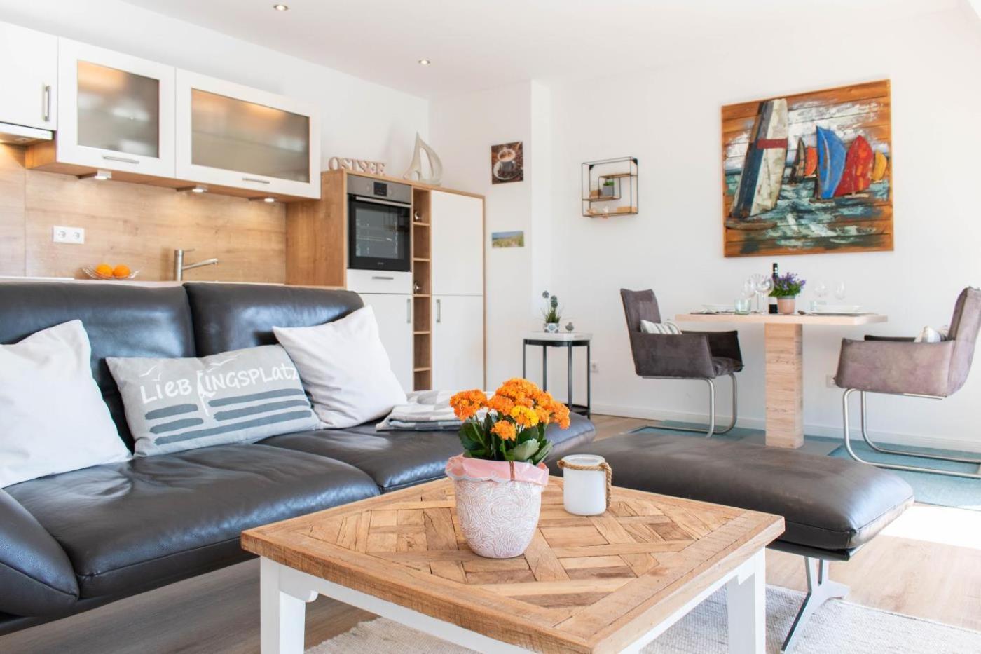 Ferienwohnung Windjammer ティメンドルファー・シュトラント エクステリア 写真